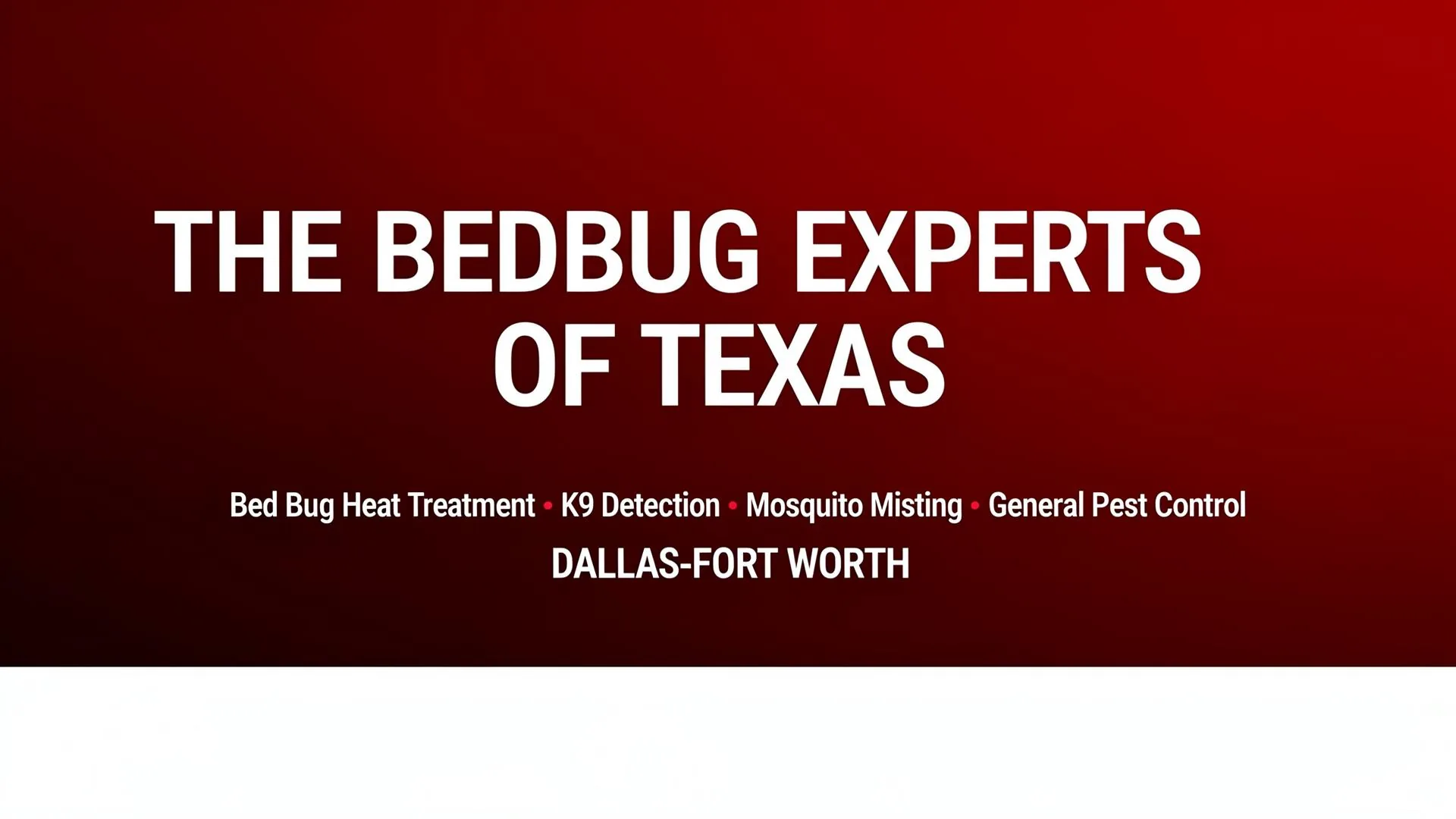 Bed Bug Exterminator Dallas TX | Same-Day Heat Treatment | 4.9★
